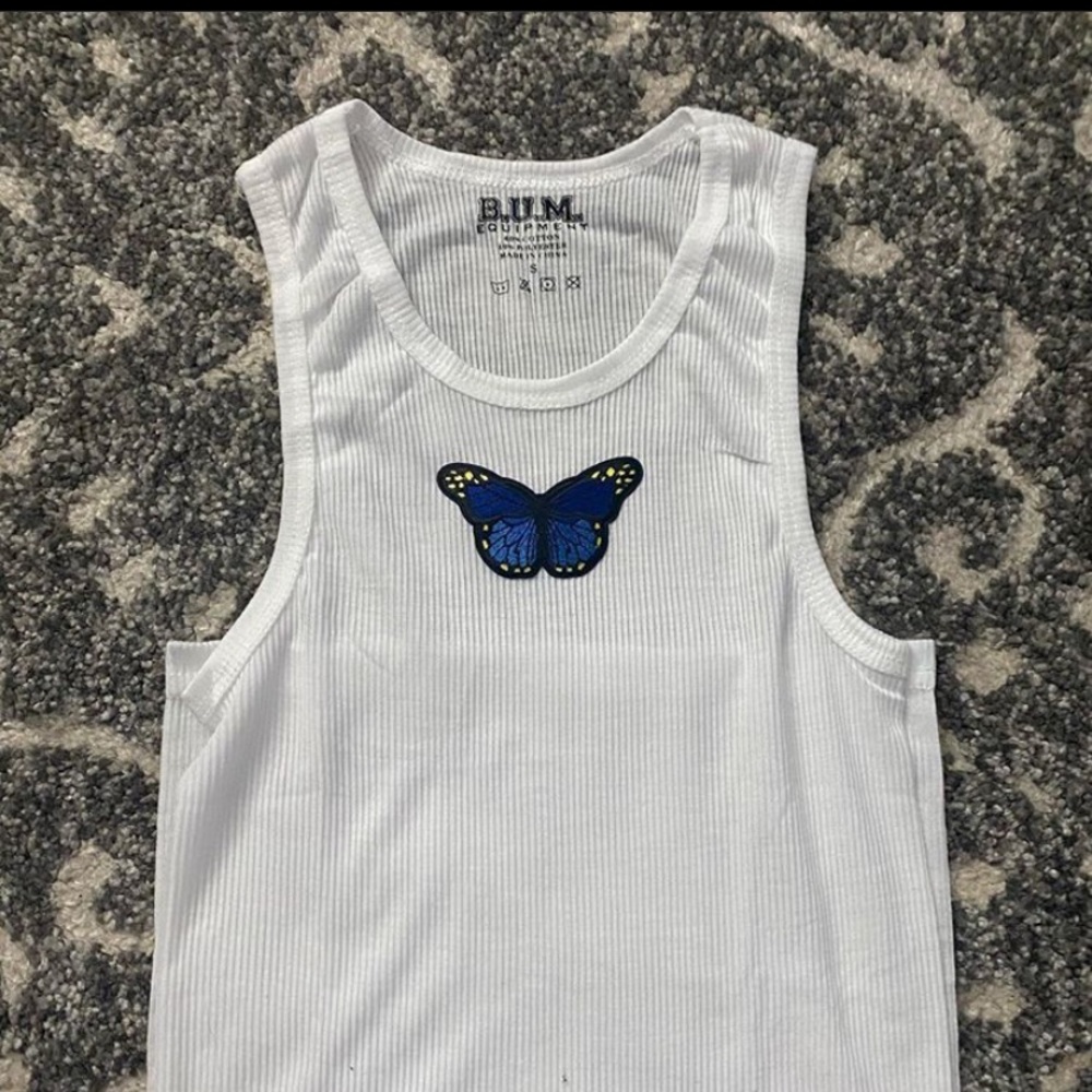 Cute butterfly tank top